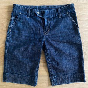 Citizens of Humanity Bermuda Shorts, Size 28, Dark Denim, Capri
